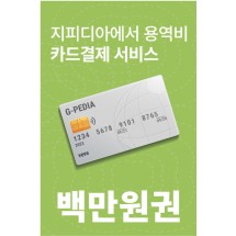 지피디아에서 용역 서비스 (백만원)