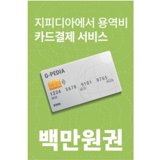 지피디아에서 용역 서비스 (백만원)